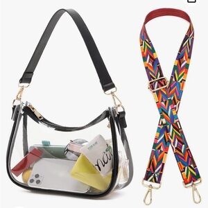 Clear stadium purse